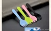 100 pcs 115x33cm45x13inch ملفوف بشكل فردي spork spork spork spork dessecrem yogurt spoon catlery whol2710966