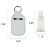 Stampa in bianco Colori neoprene sapone liquido 30ml Bottle Holder Hand Sanitizer Bottle Holder Keychain libera il trasporto LX2555