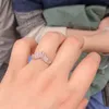 Rose Princess Wish Ring para Pandora Real Sterling Silver CZ Jóias de designer de casamento de diamante para mulheres Anéis de noivado de presente de namorada com caixa original