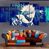 Dekorat domu Malowanie druku 5 panel Hunter x Hunter Picture Animation Moduł Modułowy plakat płótno Nowoczesny Bedside Tło 5189179