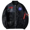 Designer New NASA Jacke Kleidung Flugpilot Herren Stylist Jacken Bomber Windjacke Stickerei Baseball Militär Abschnitt Sport Herbst Top