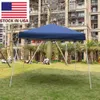 Blue Beach Tent Outdoor Wedding Party Tents 3x3m Gazebo Canopy Shade Portable Camping Home Use Waterproof Folding Cater Awnings