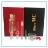 Glass pipes Nectar Collector set 10mm with domeless quartz Nail oil rigs water min kit happywater DHL Free to USA