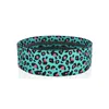 Leopard Frauen Gürtel Squat Muti Farbflecken Widerstandsbänder Polyester Baumwolle Gummiband Zugkraft Yoga 12 5 Uhr C2