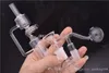 ハンドルミニ付き14mmの女性ジョイントボングリサイクルパーコレーター水ギセルグラスダブオイルリグ水パイプ付きガラスオイルバーナーパイプ