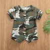 Kids Designer Clothes Boys Striped Rompers Vest Baby Camo Solid Jumpsuits Onesies Pants Bodysuits Boutique OnePiece Climb Clothin2798440