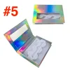 3 pares 3D Mink Caixas de pacotes de cílios podem adicionar pinças falsas cílios de embalagem vazio Caixa de cílios Caixa de cílios Caixa com suporte Livre DHL
