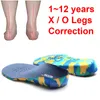 1-12 jaar Kids Orthopedische binnenzool x o Type benen Boog Ondersteuning Schoenen Kussen Kinderen Voeten Valgus Correctie Vlakke voet Voeten Zorg