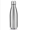 17オンスのステンレス鋼真空刻まれた水ボトルリークプルーフダブルウォールコーラシェイプボトルアウトドアスポーツハイキングサイクリングV01に最適