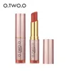 O.TWO.O Matte Nude Makeup Lippenstift Sexy Red Velvet Ruby Rose Lippenstift Langlebige nahrhafte Lippentönung 120 teile/los DHL