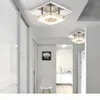 Modern Crystal LED Ceiling Lights Fixture Square Surface Mounting Crystal Ceiling Lamp Hallway Corridor Asile Light Chandelier Cei2078797