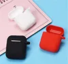 Funda de auriculares de 14 colores para AirPods 2 Pro, funda de silicona para auriculares Apple, carcasa protectora de 360 grados para auriculares