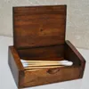 50 sztuk wykałaczki Box Drewno Wykałacz uchwyt Mini Box Kuchnia Dining Bar Stołu Dekoracja Ręcznie robione prezent