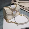 Diseñador-2020 bolso nuevo de moda bolso de mujer de cuero Pu de alta calidad concha de charol pequeños bolsos de hombro cuadrados