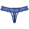 Sexy G-Strings Floral Lace Veja atrav￩s da calcinha G S-STRING Baixa cintura Biqu￭ni cuide