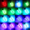 2 ピース/ロット RGB T10 W5W LED 194 168 168 W5W 5050 SMD 車のドームサイドライセンスプレート読書灯ウェッジランプ RGB LED 電球リモコン付き