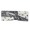 S1547 Boheemse mode gekruiste hoofdband dames hoofdband Paisley elastische hoofddeksels volwassen haar accessoire 8 kleuren