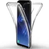 Прозрачный 360 Полное тело для Samsung Galaxy S8 S9 S10 PLUS S10 Lite S20 Силиконовый Защитный мягкий ТПУ Гель Гель Front + Назад Два Crystal Case