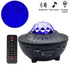 USB Vattenmönster Flame Ljus Bluetooth Music Ocean Star Lights Projektor Ljus Nattlampa Laser Vattenmönster Projektorljus