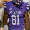 Custom 2021 Furman Paladins College Football Даррен Грейнджер Хэмп Сиссон Девин Винн Люк Шифлетт Хендерсон Ncaa Трикотажные изделия 150-й сшитый