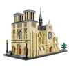 Cathedrale Notre Dame de Paris Famous Building Blocks QL0964 2541pcs Cidade Assembléia Serie Bricks Educação Toys de Natal Presentes de aniversário para crianças