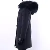 Raccoon Fur Collar Fur Lined High Jacket 2020 Winter Man Real Coat Men Parkas Clothing Waterproof Long Jacket 2020