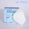 US Stock! Folding Face Mask med kvalificerad certifiering Anti-damm ansiktsmasker öron loop mun masker snabb gratis dhl frakt