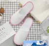 Anti-slip Disposable Slippers Travel Hotel SPA Home Guest Shoes Multi-colors one-time sandals Breathable Soft Disposable Slippers GGA2014