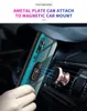 Militärklass CLEAR Crystal Protective Cover Case Magnetic Ring Car Mount Kickstand för RedMi Note 8 Pro Not 9 Pro MI Note 10 CC9 Pro Lite