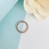 18K Ros￩gold Sparkle Hearts Ring f￼r Pandora CZ Diamond Hochzeit Designer Schmuck f￼r Frauen Freundin Geschenk Liebesringe mit originaler Einzelhandelsbox