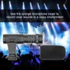 Microfono Mini interfaccia portatile da 3,5 mm Videocamera Intervista fotocamera digitale con microfono per smartphone Samsung per iPhone
