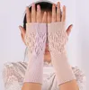 Gloves out fingerless gloves 레이디 긴 미트 반 손가락 장갑 겨울 가을 손가락없는 장갑 팔 손 따뜻한 장갑 lsk410