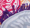 Strandhanddoeken Lotus Bohemian Yoga Mat Tassel Mandala Tapestry Sunblock Dames Cover UPS Tafelkleed Play Mat 7 Designs DW5096