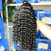 Deep Wave Human Hair Bunds med stängning av hårförlängningar Brasilianska jungfruliga hårvävbuntar Löst Curly Ever Beauty Product9454986