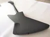 High-end customized goose explorer electric guitar black matte ape variation fingerboard inlay free shipping