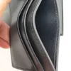Fashion Men Women Real Leather Credit Card Holder Classic Mens Mini Bank Card Holder Small Wallet Slim Genuine Leather Wallets Wtih Box