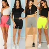 Roupas de Yoga Mulheres Fitness Bike Shorts Stretch Stretch Leggings Algodão Spandex Workout Atacado