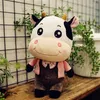30cm 45cm Kawaii Soft Plush Toy Cow Dairy Cattle Plush Toy Soft Fyllda Dolls Leksaker för Barngåva F58