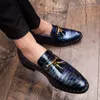 2021 Mocassini con nappe da uomo in pelle da uomo Scarpe casual da uomo l Mocassino homme Calzado Zapatos de hombre F4Yr #