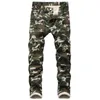 Nouveau chaud 2020 hommes mode mince Denim pantalon droit haute qualité motard jean Camouflage impression mâle pantalon grande taille 44