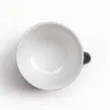 Tasse à thé pinming créative, couleur blanche et noire, jolie tasse à thé en céramique, petit bol à thé japonais mignon, tasse principale, décoration de la maison, verres