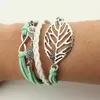 Multilayer Wrap Armband Charm Inspired Tree of Life Love Heart Believe Infinity Armband For Women Kids Fashion Jewelry