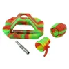 Best Buy Grenade water pipe smoking kit with 14mm Titanium Tip Multi color portable and unbreakable