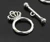 100Sets Antique Style Zinc Alloy Crown Style O Toggle Clasps Bracelets Clasps Diy Jewelry Findings Accessories Wholesale