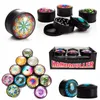 Colorful Type 3D Zinc Alloy Herb Grinder Camouflage 3 Layers 50mm Daimeter Metal Grinders Tobacco Crusher Smoking Accessories Pollen Presser