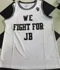 2021 New Fashion Men Black Lives Matter We Fight For JB Basketball Jerseys Personnalisé N'importe quel Nom N'importe quel Nombre Chemise Cousue Pas Cher Taille S-4XL