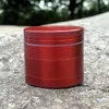 Premium Aluminum Metal Herb Grinder With Sharp Diamond Teeth 50MM 4 Layers Tobacco Grinder Herbal Miller