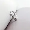 Autentisk Sterling Silver Classic Bow Ring f￶r Pandora Sparkling CZ Diamond Party Designer Jewelry for Women Rose Gold Girl Girent Rings with Original Box