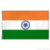 Direktfabrik 3x5 FTS 90cmx150cm 100% polyester i Ind Indien Indisk flagga för dekoration