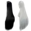 Hot Popular Wigs Natural Macio Preto Longo Longo Com Bebê Cabelo Resistente ao Calor Levanta Sintética Peruca Frente Para As Mulheres